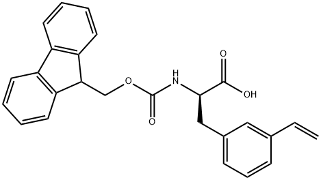 D-Phenylalanine, 3-ethenyl-N-[(9H-fluoren-9-ylmethoxy)carbonyl]- Structure