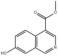 4-Isoquinolinecarboxylic acid, 7-hydroxy-, methyl ester Structure