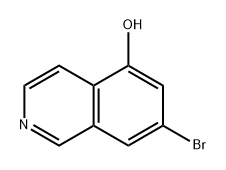 5-Isoquinolinol, 7-bromo- 구조식 이미지