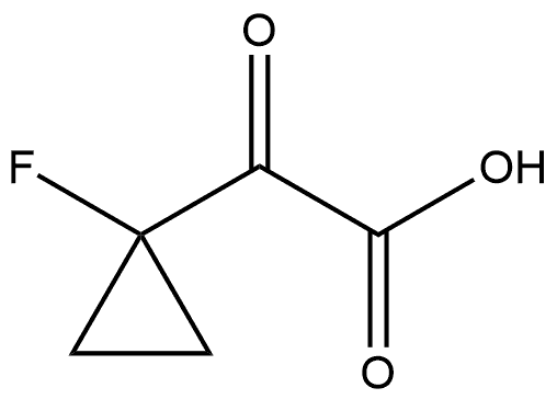 (1-Fluoro-cyclopropyl)-oxo-acetic acid Structure