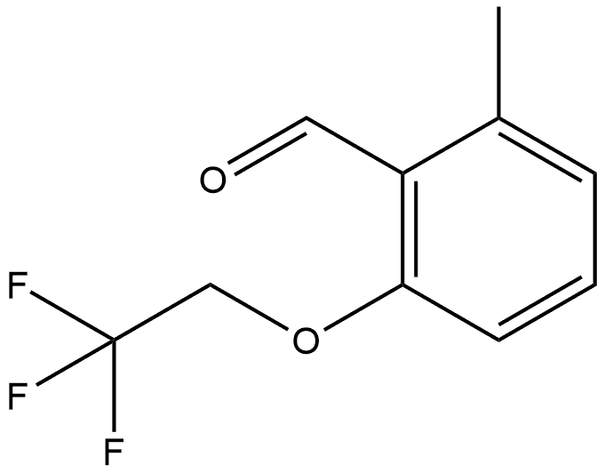 2-Methyl-6-(2,2,2-trifluoroethoxy)benzaldehyde Structure