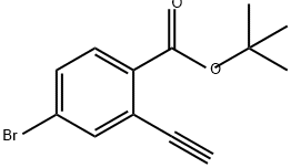 tert-butyl 4-bromo-2-ethynylbenzoate Structure