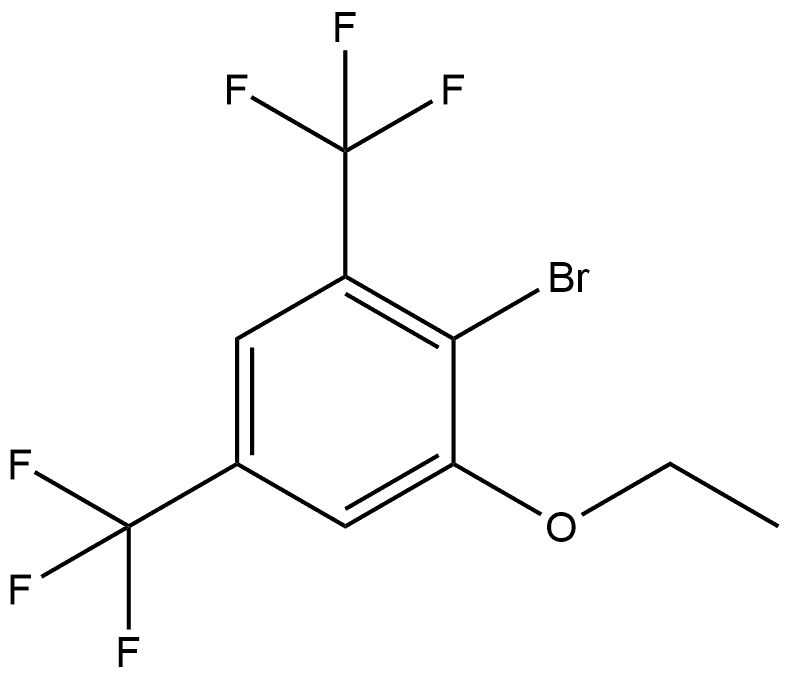 2-Bromo-1-ethoxy-3,5-bis(trifluoromethyl)benzene 구조식 이미지