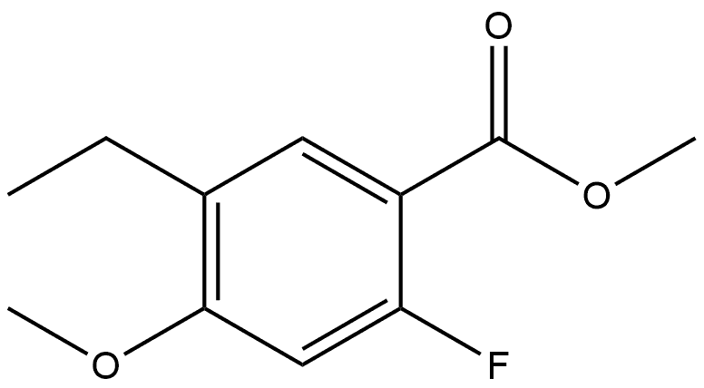 Methyl 5-ethyl-2-fluoro-4-methoxybenzoate Structure