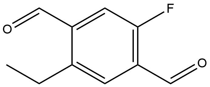 2-Ethyl-5-fluoroterephthalaldehyde Structure