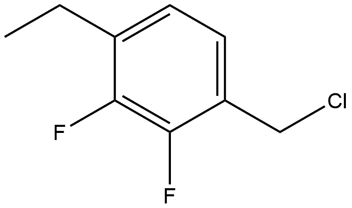 1-(Chloromethyl)-4-ethyl-2,3-difluorobenzene Structure