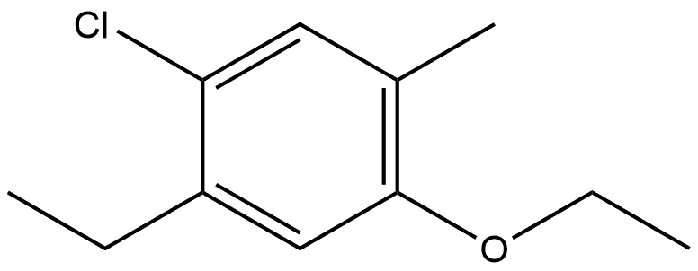 1-Chloro-4-ethoxy-2-ethyl-5-methylbenzene Structure