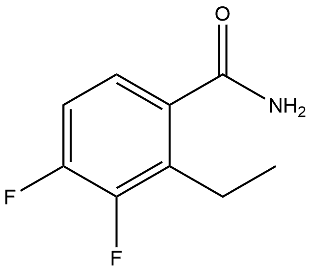 2-Ethyl-3,4-difluorobenzamide Structure