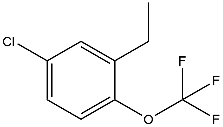 4-chloro-2-ethyl-1-(trifluoromethoxy)benzene Structure