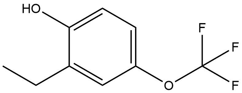 2-Ethyl-4-(trifluoromethoxy)phenol Structure