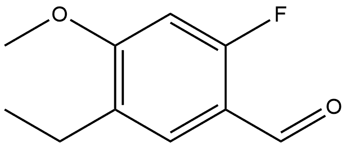 5-Ethyl-2-fluoro-4-methoxybenzaldehyde Structure