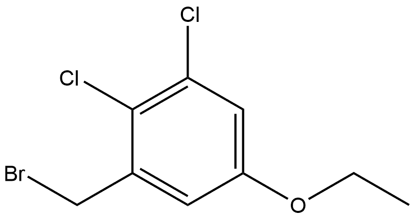 1-(Bromomethyl)-2,3-dichloro-5-ethoxybenzene 구조식 이미지