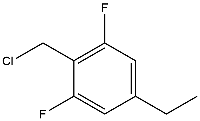 2-(Chloromethyl)-5-ethyl-1,3-difluorobenzene Structure