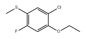 (5-Chloro-4-ethoxy-2-fluorophenyl)(methyl)sulfane Structure