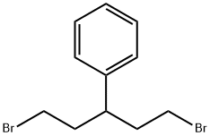 Benzene, [3-bromo-1-(2-bromoethyl)propyl]- Structure