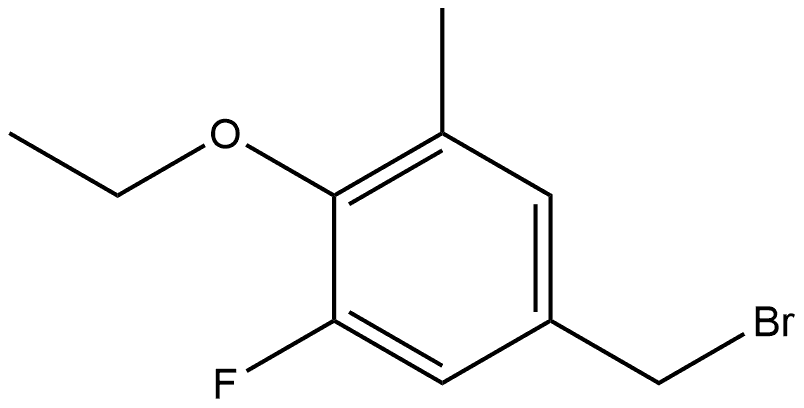 5-(Bromomethyl)-2-ethoxy-1-fluoro-3-methylbenzene Structure