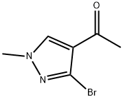 Ethanone, 1-(3-bromo-1-methyl-1H-pyrazol-4-yl)- 구조식 이미지