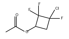 Cyclobutanol, 3-chloro-2,2,3-trifluoro-, 1-acetate Structure