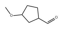 Cyclopentanecarboxaldehyde, 3-methoxy- 구조식 이미지