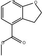 Furo[2,3-b]pyridine-4-carboxylic acid, 2,3-dihydro-, methyl ester Structure