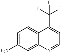 7-Quinolinamine, 4-(trifluoromethyl)- Structure