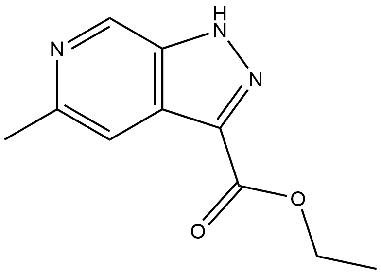 ethyl 5-methyl-1H-pyrazolo[3,4-c]pyridine-3-carboxylate 구조식 이미지