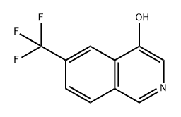 4-Isoquinolinol, 6-(trifluoromethyl)- 구조식 이미지