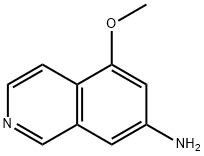 7-Isoquinolinamine, 5-methoxy- Structure