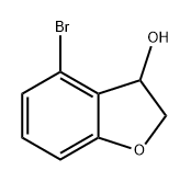 3-Benzofuranol, 4-bromo-2,3-dihydro- 구조식 이미지