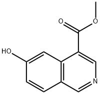 4-Isoquinolinecarboxylic acid, 6-hydroxy-, methyl ester Structure