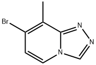 7-Bromo-8-methyl-1,2,4-triazolo[4,3-a]pyridine Structure