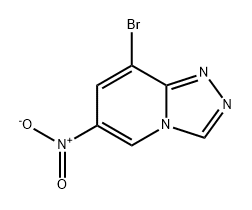 1,2,4-Triazolo[4,3-a]pyridine, 8-bromo-6-nitro- Structure