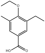 4-ethoxy-3-ethyl-5-methylbenzoic acid Structure