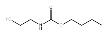 Carbamic acid, N-(2-hydroxyethyl)-, butyl ester Structure