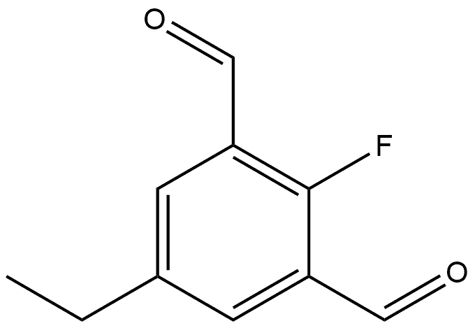 5-Ethyl-2-fluoroisophthalaldehyde Structure