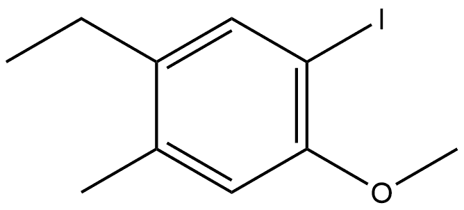 1-Ethyl-5-iodo-4-methoxy-2-methylbenzene Structure