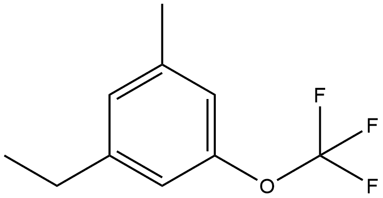 1-Ethyl-3-methyl-5-(trifluoromethoxy)benzene Structure