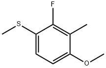 (2-Fluoro-4-methoxy-3-methylphenyl)(methyl)sulfane Structure