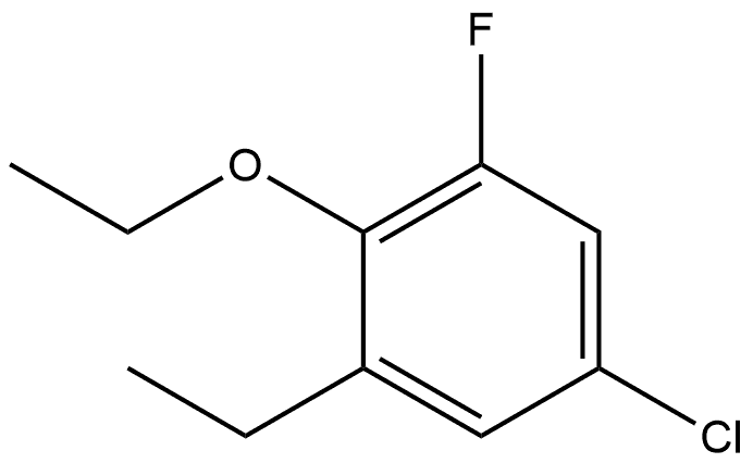 5-Chloro-2-ethoxy-1-ethyl-3-fluorobenzene Structure