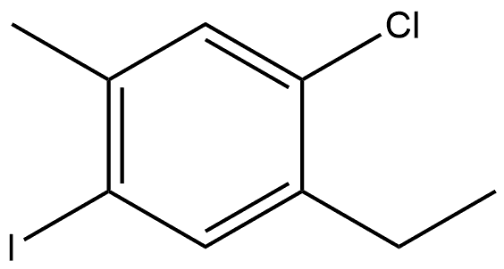 1-Chloro-2-ethyl-4-iodo-5-methylbenzene Structure