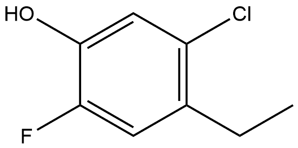 5-Chloro-4-ethyl-2-fluorophenol Structure