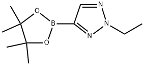 2H-1,2,3-Triazole, 2-ethyl-4-(4,4,5,5-tetramethyl-1,3,2-dioxaborolan-2-yl)- Structure