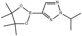 2H-1,2,3-Triazole, 2-(1-methylethyl)-4-(4,4,5,5-tetramethyl-1,3,2-dioxaborolan-2-yl)- Structure