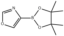 Oxazole, 4-(4,4,5,5-tetramethyl-1,3,2-dioxaborolan-2-yl)- 구조식 이미지