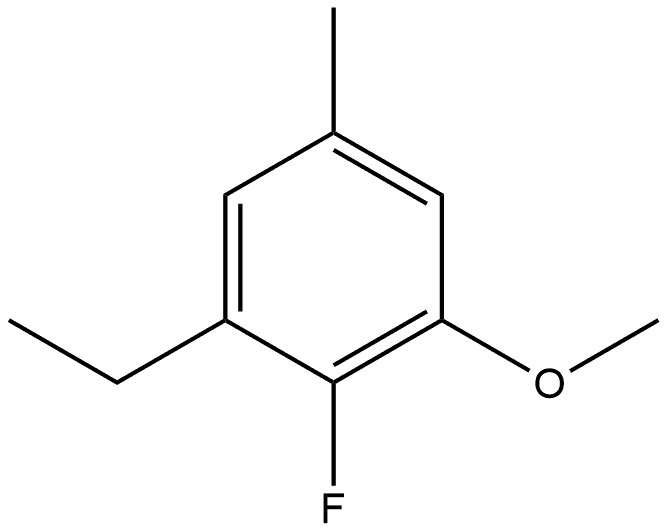 1-Ethyl-2-fluoro-3-methoxy-5-methylbenzene Structure