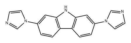 9H-Carbazole, 2,7-di-1H-imidazol-1-yl- 구조식 이미지