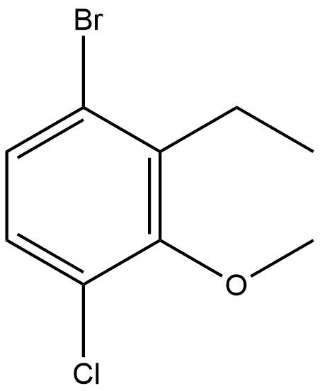 1-Bromo-4-chloro-2-ethyl-3-methoxybenzene Structure