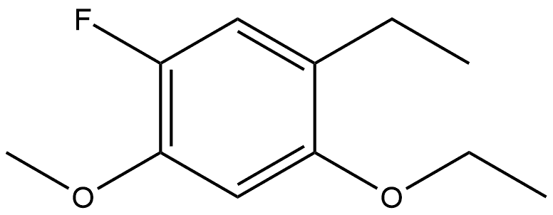 1-Ethoxy-2-ethyl-4-fluoro-5-methoxybenzene 구조식 이미지