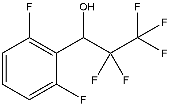 1-(2,6-difluorophenyl)-2,2,3,3,3-pentafluoropropan-1-ol Structure