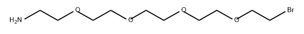 3,6,9,12-Tetraoxatetradecan-1-amine, 14-bromo- Structure